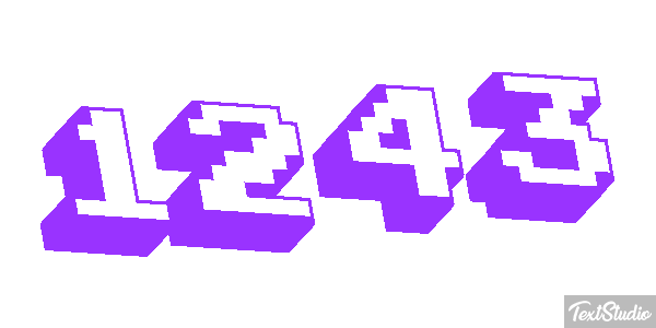 1243 Text effect