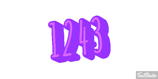 1243 Text effect