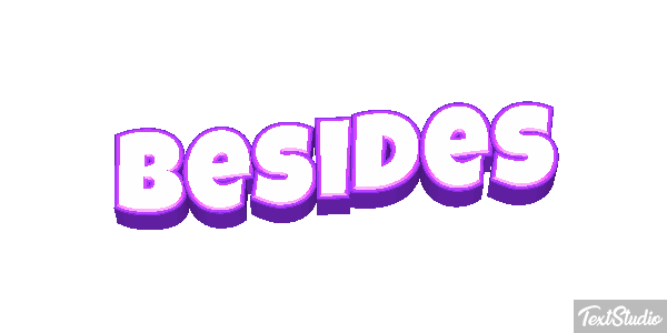Besides Text effect