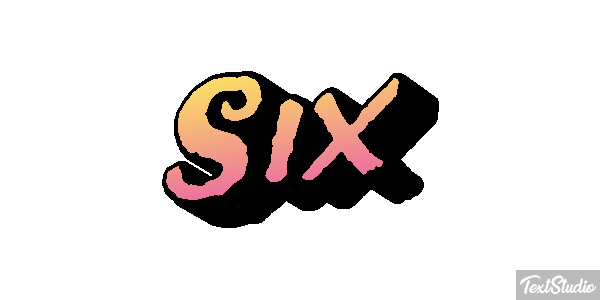Six Efekt tekstowy