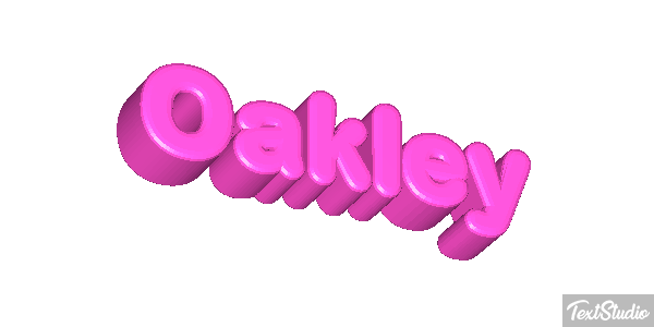 Oakley Text effect