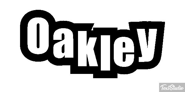 Oakley Text effect