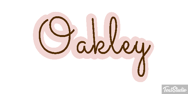 Oakley Text effect