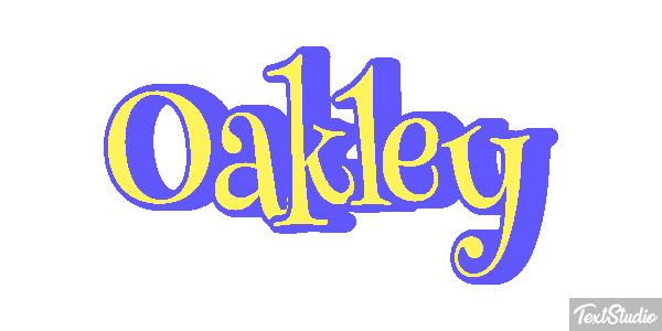 Oakley Text effect
