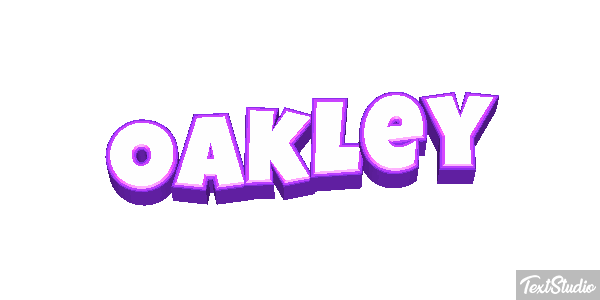 Oakley Text effect