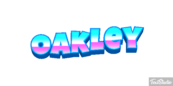 Oakley Text effect