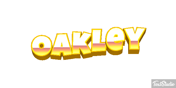 Oakley Text effect