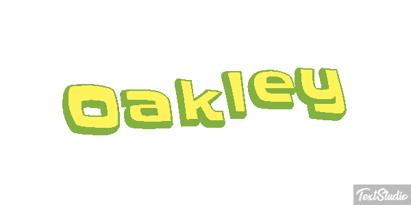 Oakley Text effect