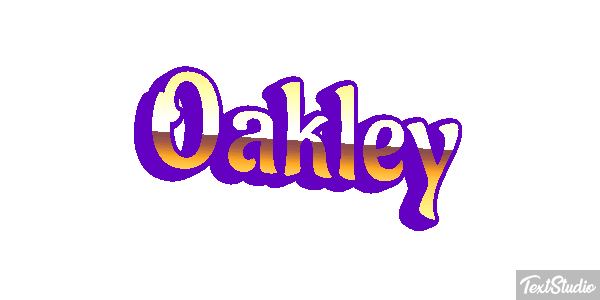 Oakley Text effect