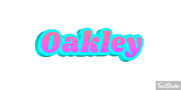 Oakley Text effect