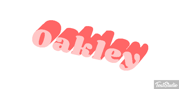 Oakley Text effect