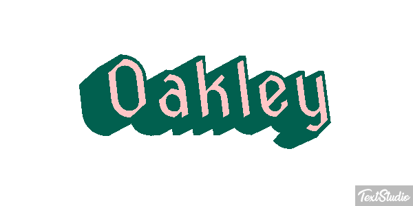 Oakley Text effect