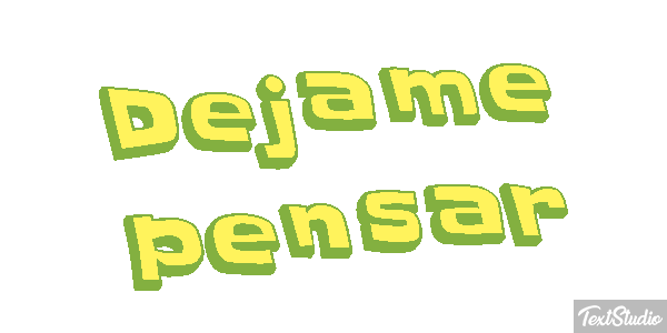 Déjame pensar Tekst effect