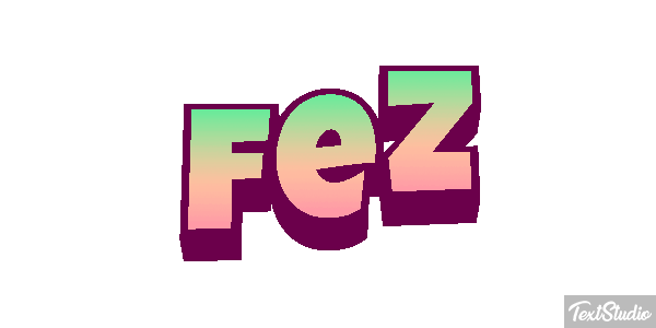 Fez Efeito do texto