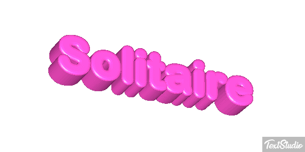 Solitaire Effetto testo