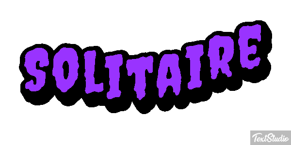 Solitaire Effetto testo