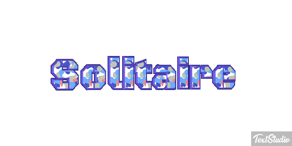 Solitaire Effetto testo