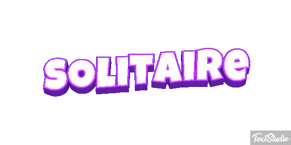 Solitaire Effetto testo