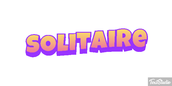 Solitaire Effetto testo