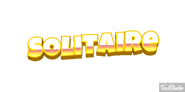 Solitaire Effetto testo