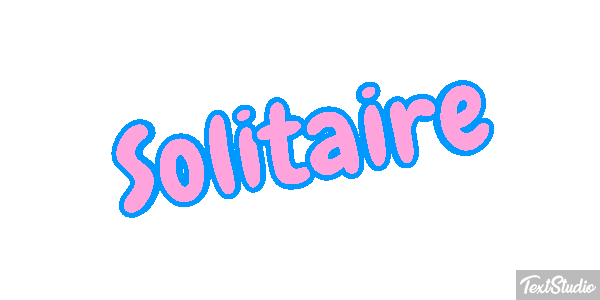 Solitaire Effetto testo