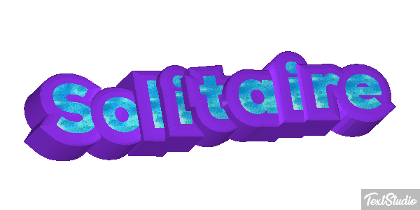 Solitaire Effetto testo
