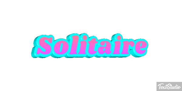 Solitaire Effetto testo