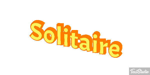 Solitaire Effetto testo