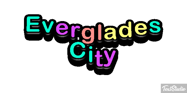 Everglades City Efekt tekstowy