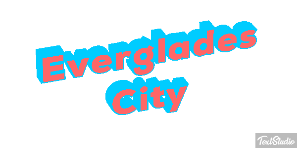 Everglades City Efekt tekstowy