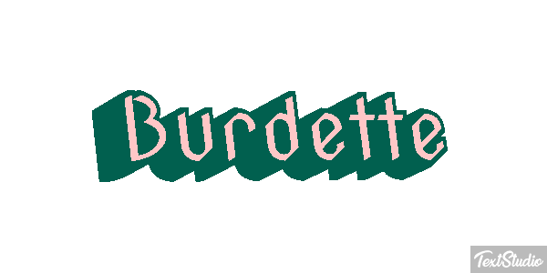 Burdette Effetto testo