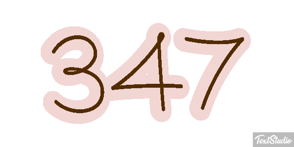 347 Text effect
