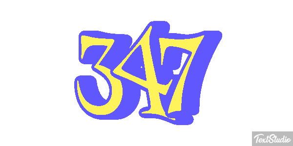 347 Text effect