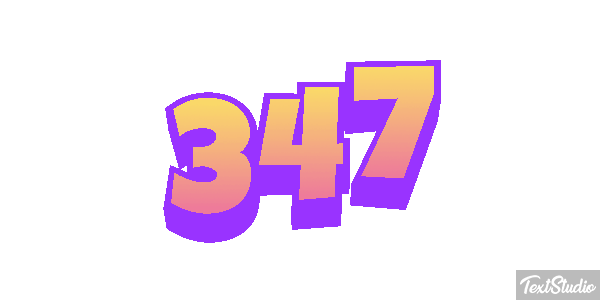 347 Text effect