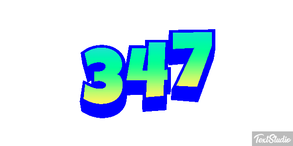 347 Text effect
