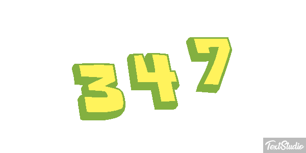 347 Text effect