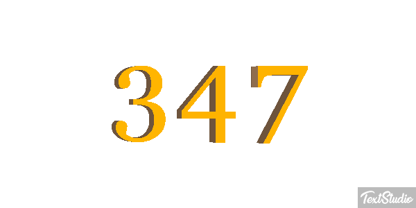 347 Text effect