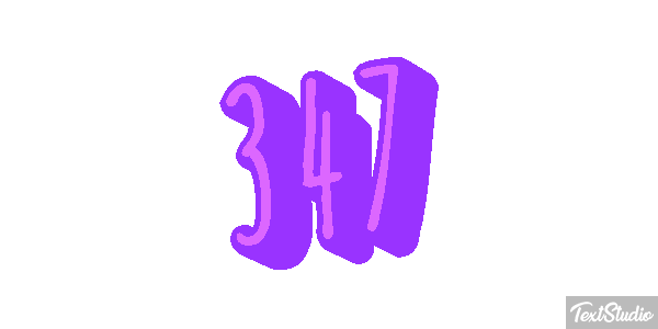 347 Text effect