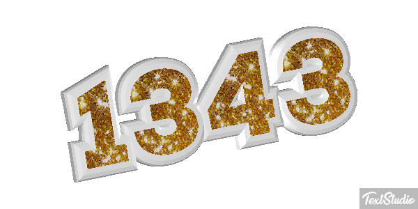 1343 Text effect