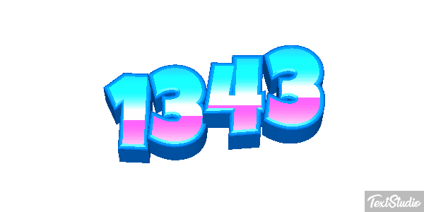 1343 Text effect