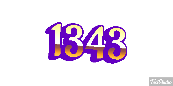 1343 Text effect