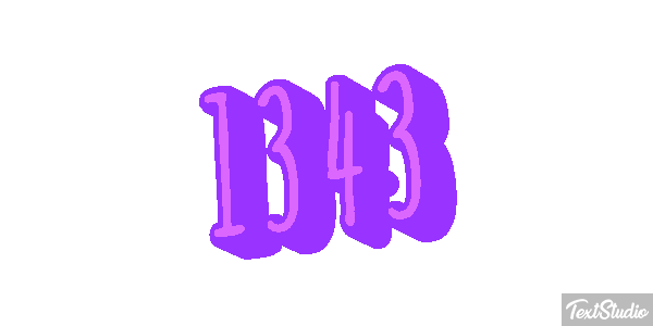 1343 Text effect