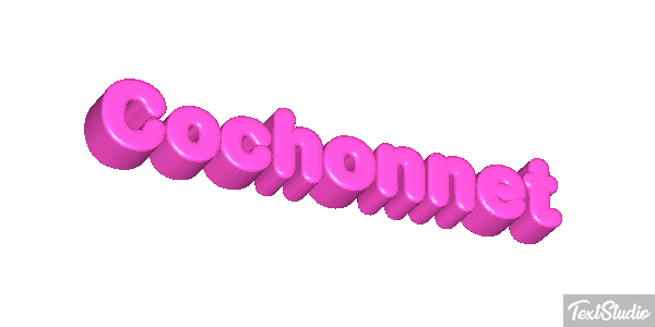 Cochonnet Effet de texte