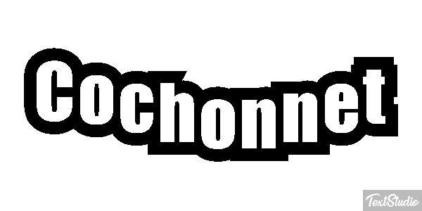 Cochonnet Effet de texte