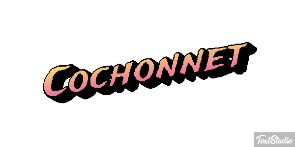 Cochonnet Effet de texte
