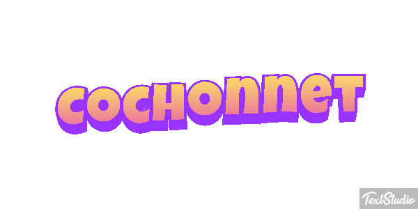 Cochonnet Effet de texte