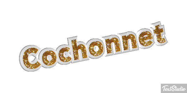 Cochonnet Effet de texte