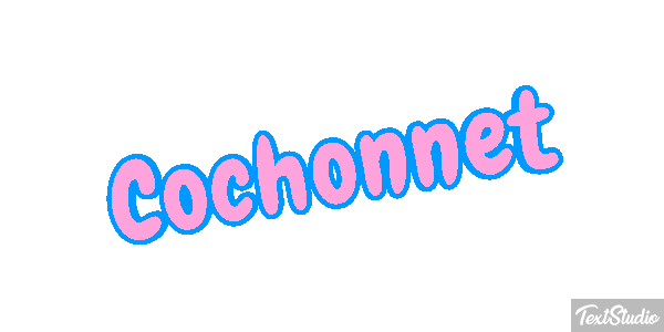 Cochonnet Effet de texte