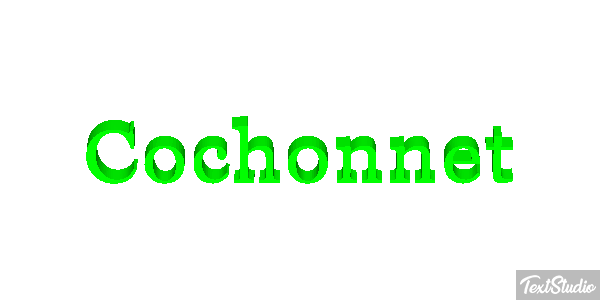 Cochonnet Effet de texte