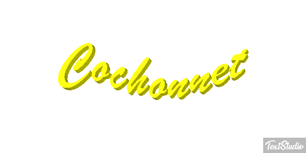 Cochonnet Effet de texte